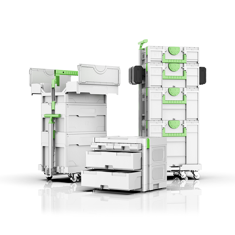 YW-A মডুলার প্লাস্টিক বৈদ্যুতিন সরঞ্জাম বাক্স